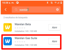 Buscar Warelan en App Store